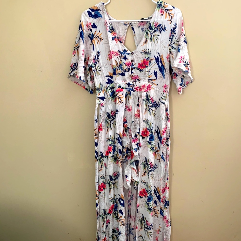 American eagle romper maxi dress
